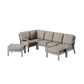 Parker Aluminum Outdoor Sectional with Ottomans -5-7 Seat