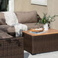Bristol Right Wicker Arm Sectional Chair