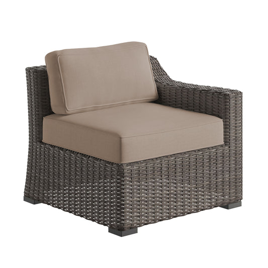 Bristol Right Wicker Arm Sectional Chair