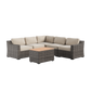 Bristol Wicker Outdoor L Sectional Set -5 Seat