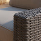 Bristol Wicker Outdoor L Sectional Set -9 Seat